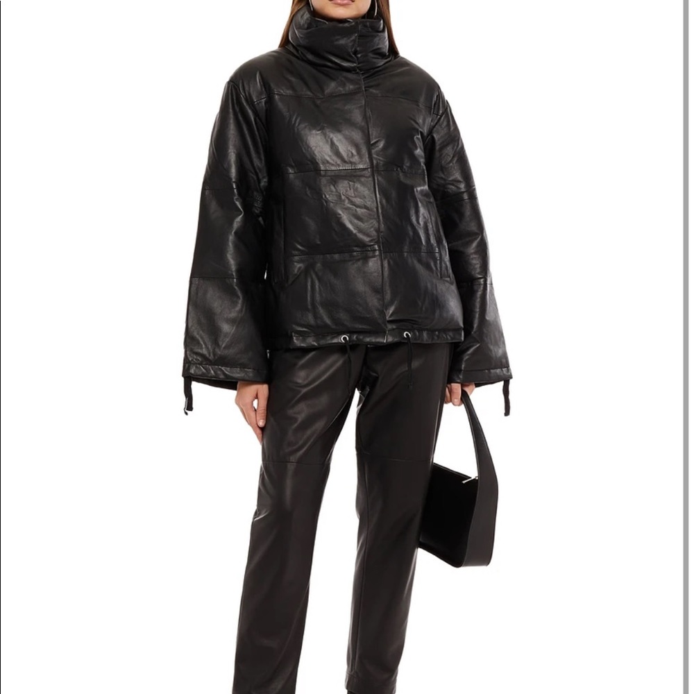 NWT Muubaa quilted genuine leather jacket